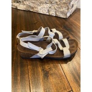 Sundance Cork Bottom Sandals White Size 39 (Size 8.5-9)